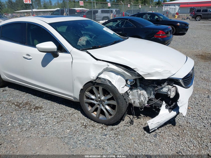 2014 Mazda VIN JM1GJ1W69E1134603 IAAI salvage auction — RIGHT FRONT, Bill Of Sale (Washington), sold $700 on 2026-07-08 (photo 6)