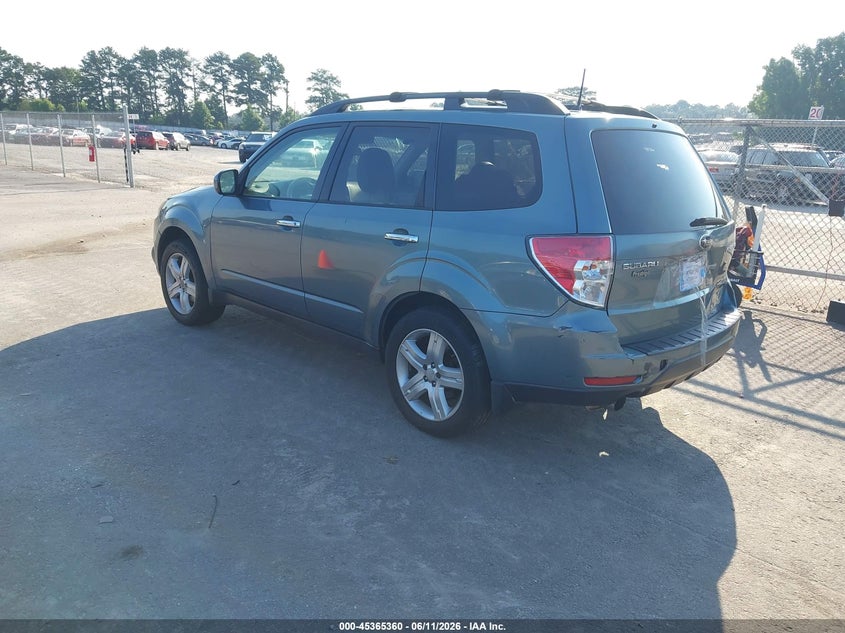 2009 Subaru Forester VIN JF2SH64639H780465 IAAI salvage auction — FRONT & REAR, Repossession Paperwork (Georgia), sold $325 on 2026-07-29 (photo 3)