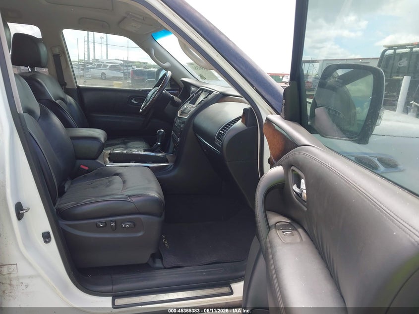 2014 Infiniti Qx80 VIN JN8AZ2NF2E9553002 IAAI salvage auction — REPOSSESSION, Original (Texas), sold $1,900 on 2026-07-07 (photo 5)