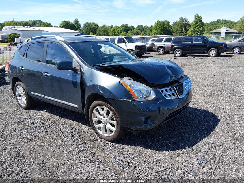 2013 Nissan Rogue VIN JN8AS5MV2DW119225 IAAI salvage auction — FRONT END, Salvage (South Carolina), sold $250 on 2026-07-28 (photo 1)