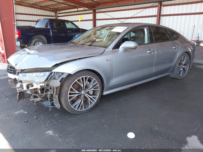 2016 Audi A7 VIN WAU2GAFC7GN002804 IAAI salvage auction — FRONT END, Salvage Title, sold $750 on 2026-07-28 (photo 2)