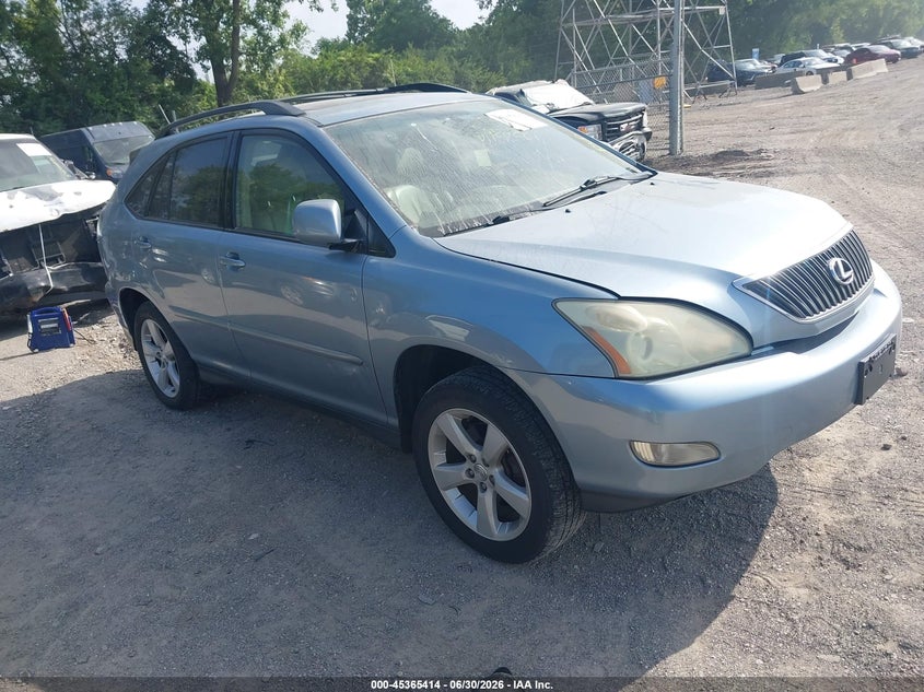 2004 Lexus Rx 330 VIN JTJGA31U940021334 IAAI salvage auction — NORMAL WEAR, Clear (Indiana), sold $1,600 on 2026-07-29 (photo 1)