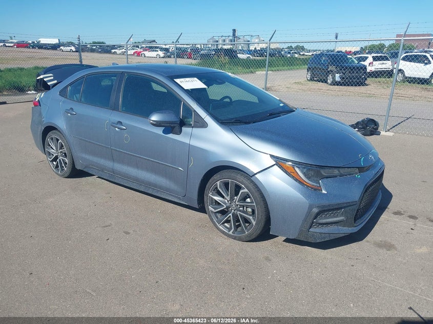 2020 Toyota Corolla VIN 5YFP4RCE7LP013840 IAAI salvage auction — REAR END, Salvage (Minnesota), sold $4,350 on 2026-07-29 (photo 1)