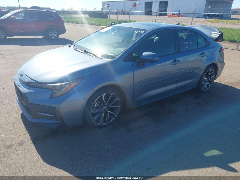 2020 Toyota Corolla VIN 5YFP4RCE7LP013840 IAAI salvage auction — REAR END, Salvage (Minnesota), sold $4,350 on 2026-07-29 (photo 2)