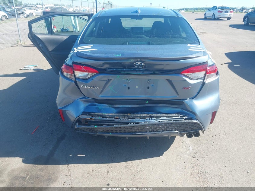 2020 Toyota Corolla VIN 5YFP4RCE7LP013840 IAAI salvage auction — REAR END, Salvage (Minnesota), sold $4,350 on 2026-07-29 (photo 6)