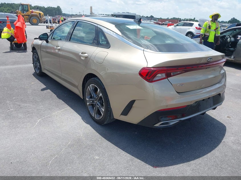 2021 Kia K5 VIN 5XXG34J25MG069994 IAAI salvage auction — FRONT END, Salvage (Illinois), sold $3,800 on 2026-07-28 (photo 3)