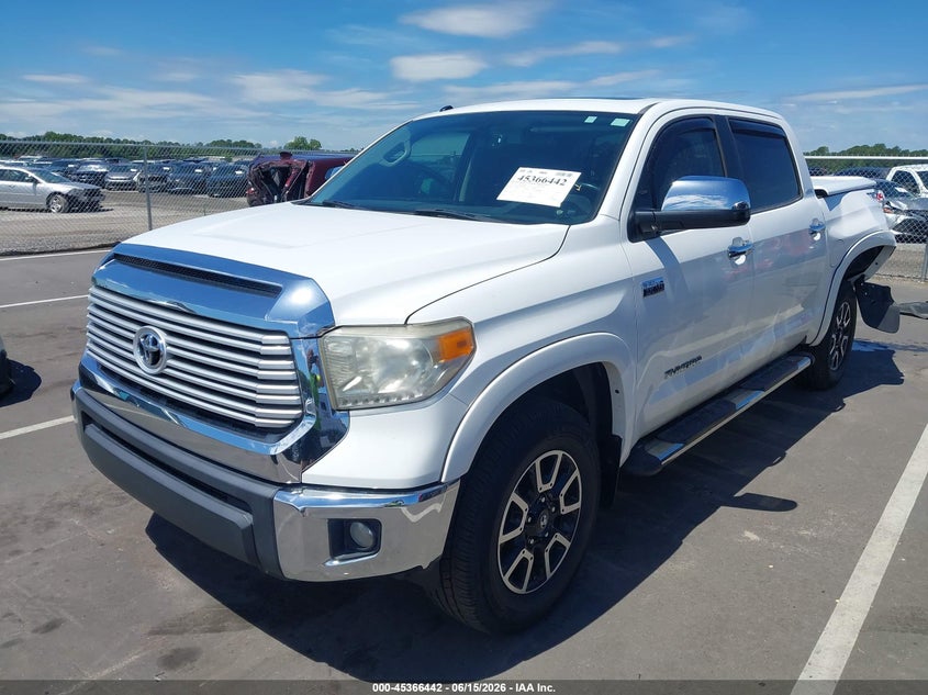 2015 Toyota Tundra VIN 5TFHW5F17FX428484 IAAI salvage auction — REAR END, Salvage (North Carolina), sold $8,400 on 2026-07-30 (photo 2)