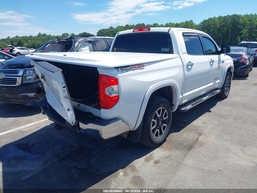2015 Toyota Tundra VIN 5TFHW5F17FX428484 IAAI salvage auction — REAR END, Salvage (North Carolina), sold $8,100 on 2026-07-30 (photo 4)