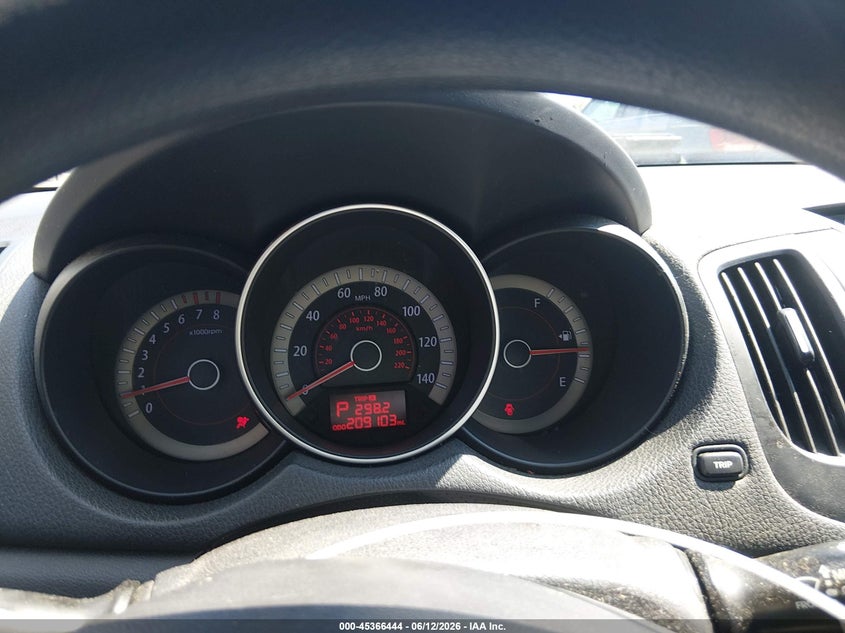 2011 Kia Forte VIN KNAFU5A22B5336831 IAAI salvage auction — SIDE, Salvage (North Carolina), sold $25 on 2026-07-29 (photo 7)