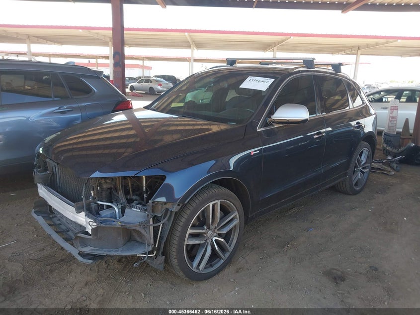 2015 Audi Sq5 VIN WA1CGAFP4FA130122 IAAI salvage auction — FRONT END, Salvage (Arizona), sold $4,350 on 2026-07-14 (photo 2)