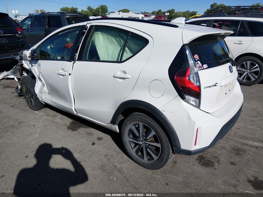 2018 Toyota Prius c VIN JTDKDTB3XJ1620002 IAAI salvage auction — FRONT END, Salvage Title, sold $1,550 on 2026-07-30 (photo 3)