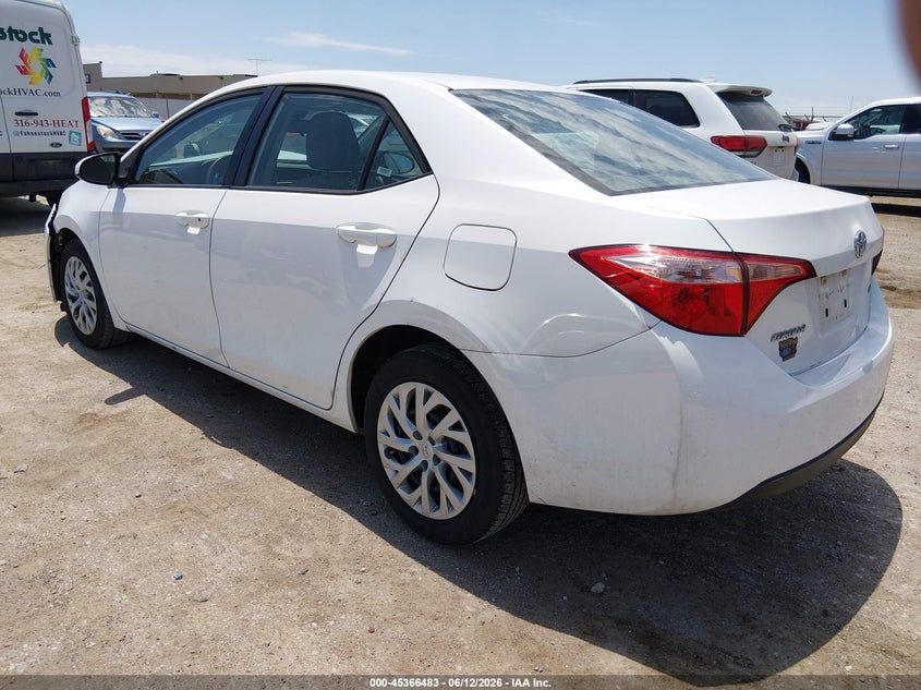 2019 Toyota Corolla VIN 5YFBURHE8KP935650 IAAI salvage auction — FRONT END, Salvage (Kansas), sold $3,700 on 2026-07-24 (photo 3)
