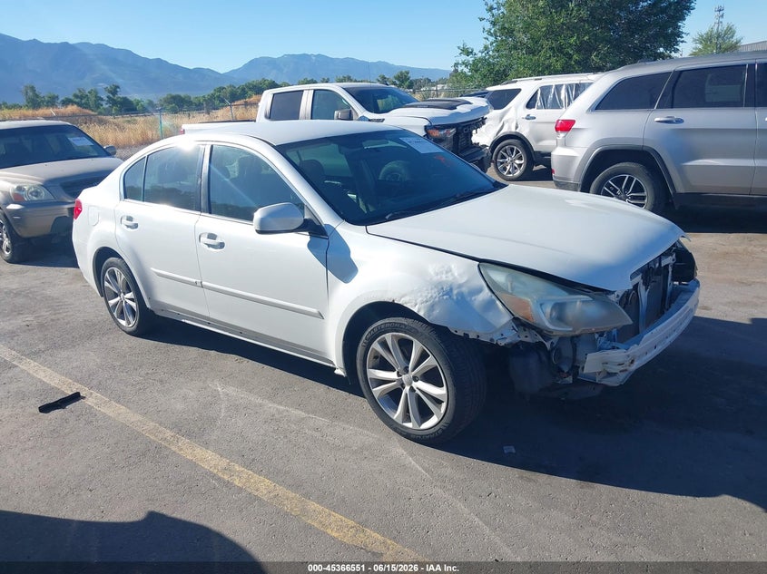 2013 Subaru LEGACY VIN 4S3BMCB67D3029791 IAAI salvage auction — FRONT & REAR, Clear (Utah), sold $275 on 2026-07-09 (photo 1)