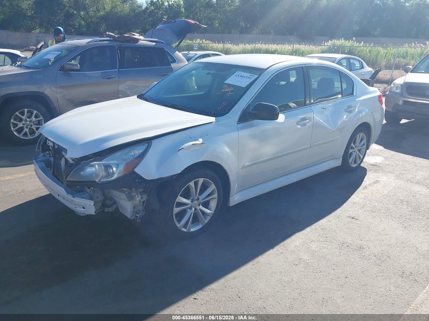 2013 Subaru LEGACY VIN 4S3BMCB67D3029791 IAAI salvage auction — FRONT & REAR, Clear (Utah), sold $275 on 2026-07-09 (photo 2)