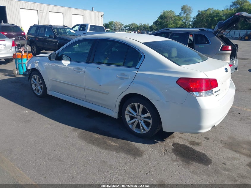 2013 Subaru LEGACY VIN 4S3BMCB67D3029791 IAAI salvage auction — FRONT & REAR, Clear (Utah), sold $275 on 2026-07-09 (photo 3)