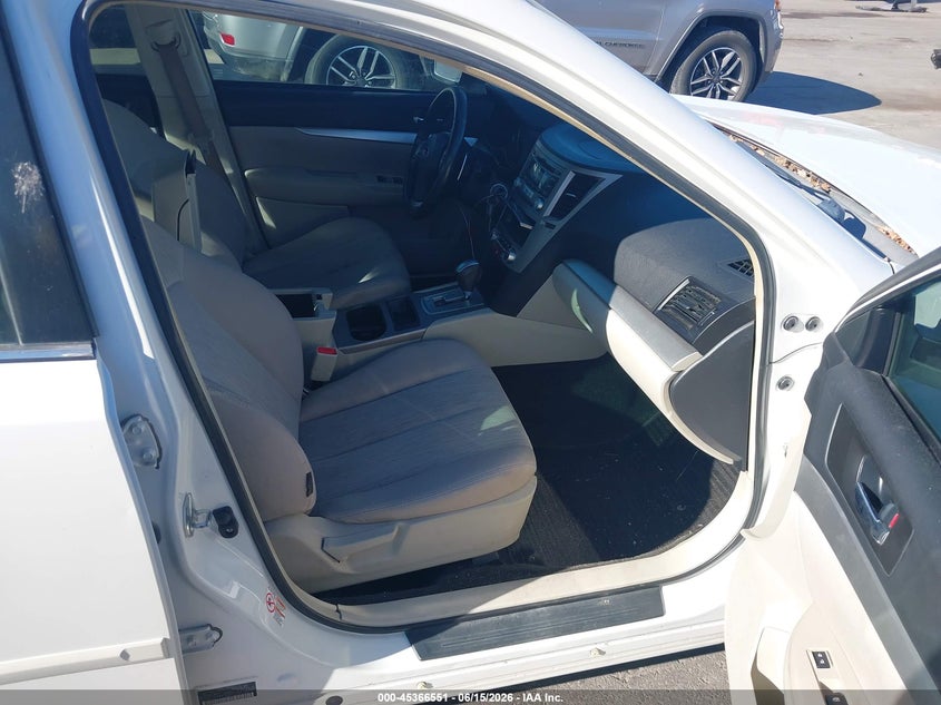 2013 Subaru LEGACY VIN 4S3BMCB67D3029791 IAAI salvage auction — FRONT & REAR, Clear (Utah), sold $275 on 2026-07-09 (photo 5)