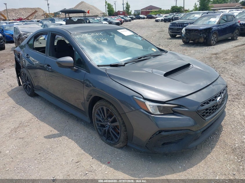 2023 Subaru Wrx VIN JF1VBAF66P9808785 IAAI salvage auction — REAR END, Clear (Illinois), sold $250 on 2026-07-21 (photo 1)