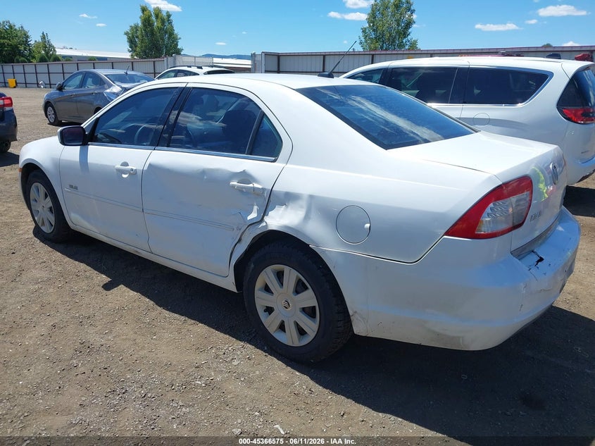 2007 Mercury Milan VIN 3MEHM07Z27R628579 IAAI salvage auction — NORMAL WEAR, Clear (Washington), sold $275 on 2026-07-21 (photo 3)