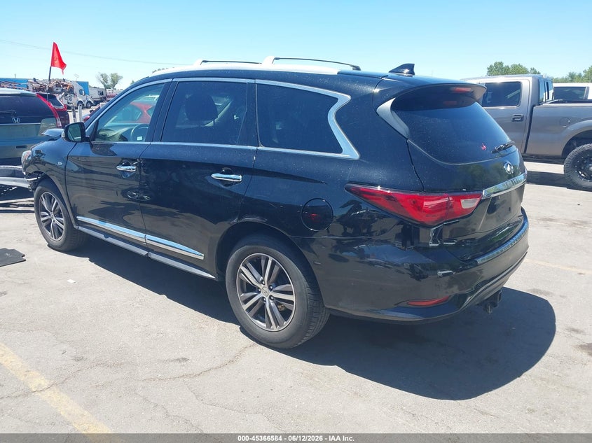 2017 Infiniti Qx60 VIN 5N1DL0MM9HC519401 IAAI salvage auction — FRONT END, Salvage (Utah), sold $1,250 on 2026-07-09 (photo 3)