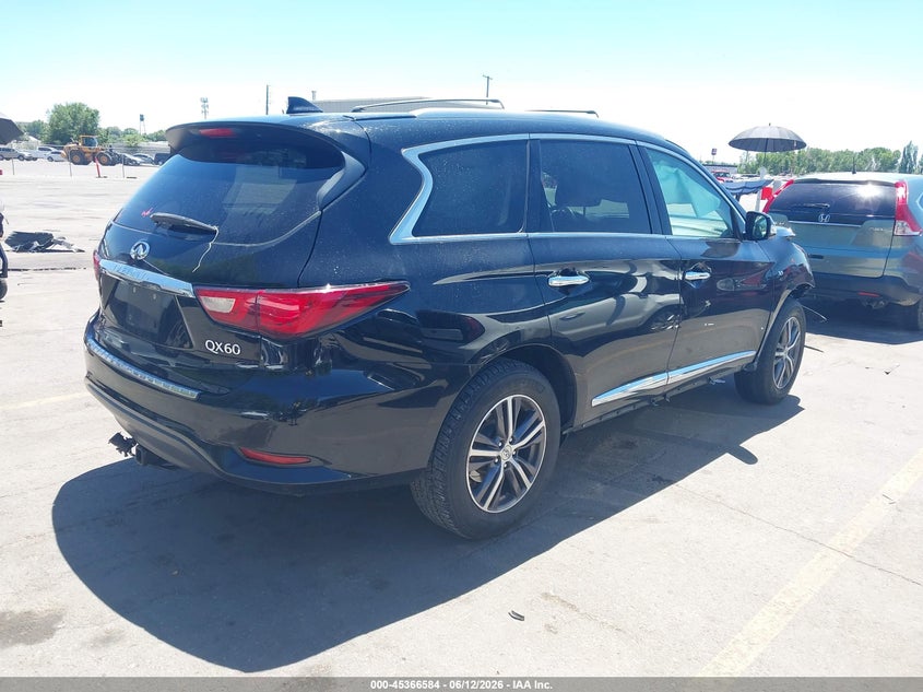 2017 Infiniti Qx60 VIN 5N1DL0MM9HC519401 IAAI salvage auction — FRONT END, Salvage (Utah), sold $1,250 on 2026-07-09 (photo 4)