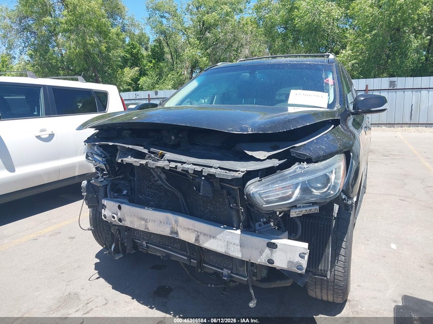2017 Infiniti Qx60 VIN 5N1DL0MM9HC519401 IAAI salvage auction — FRONT END, Salvage (Utah), sold $1,250 on 2026-07-09 (photo 6)