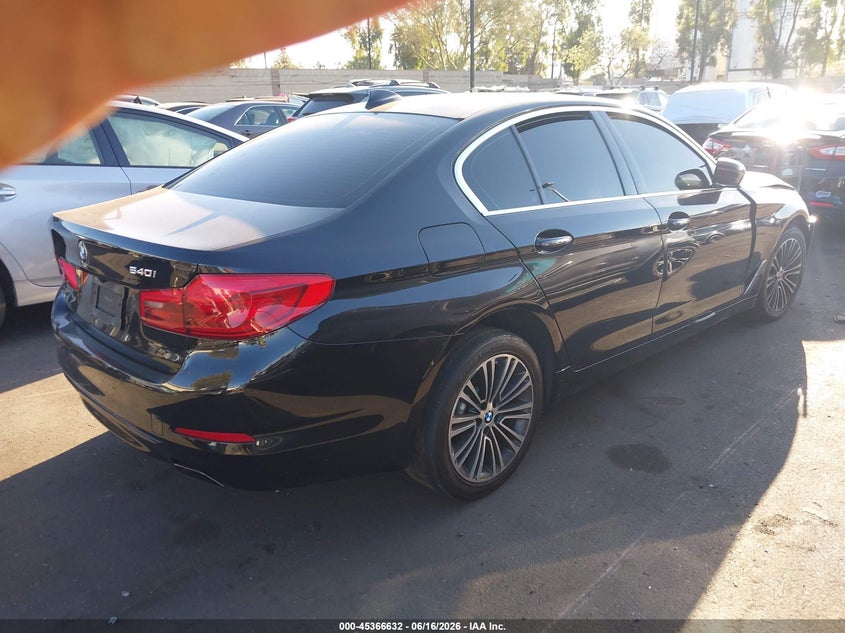 2018 BMW 5er VIN WBAJE5C55JG918116 IAAI salvage auction — FRONT END, Salvage Title, sold $3,400 on 2026-07-24 (photo 4)