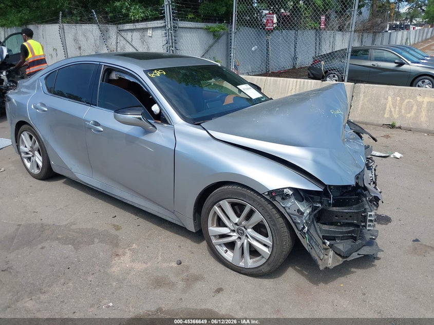 2023 Lexus Is VIN JTHCA1D2XP5128172 IAAI salvage auction — FRONT END, Salvage Title, sold $3,600 on 2026-07-28 (photo 1)