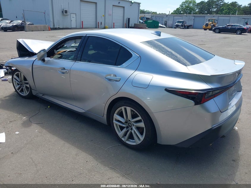 2023 Lexus Is VIN JTHCA1D2XP5128172 IAAI salvage auction — FRONT END, Salvage Title, sold $3,600 on 2026-07-28 (photo 3)