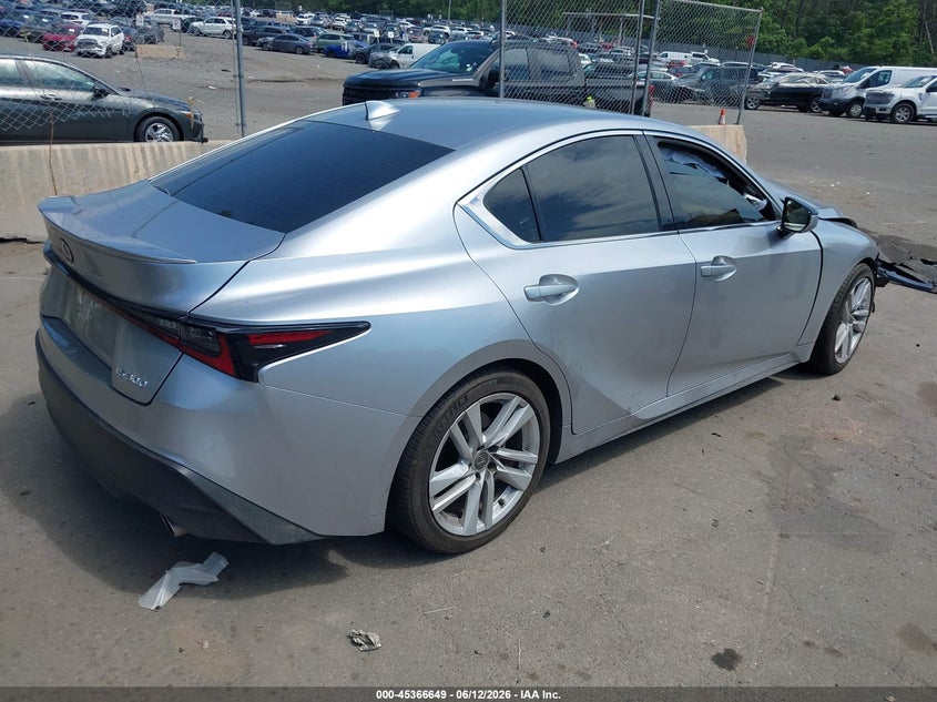 2023 Lexus Is VIN JTHCA1D2XP5128172 IAAI salvage auction — FRONT END, Salvage Title, sold $3,600 on 2026-07-28 (photo 4)