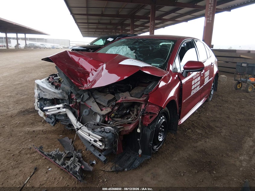 2022 Toyota Corolla VIN JTDEPMAE6NJ224992 IAAI salvage auction — FRONT END, Salvage (Arizona), sold $2,350 on 2026-07-14 (photo 2)