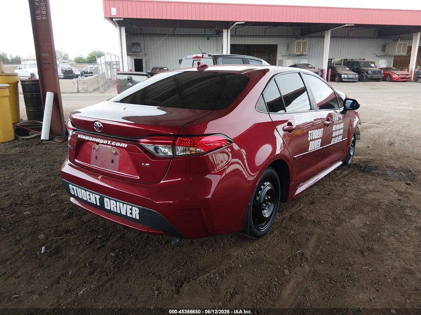 2022 Toyota Corolla VIN JTDEPMAE6NJ224992 IAAI salvage auction — FRONT END, Salvage (Arizona), sold $2,350 on 2026-07-14 (photo 4)