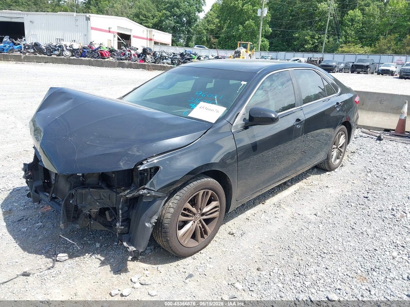 2016 Toyota Camry VIN 4T1BF1FK9GU596021 IAAI salvage auction — FRONT END, Salvage (Georgia), sold $1,150 on 2026-07-18 (photo 2)
