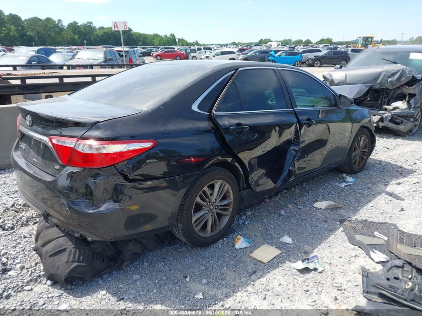 2016 Toyota Camry VIN 4T1BF1FK9GU596021 IAAI salvage auction — FRONT END, Salvage (Georgia), sold $1,150 on 2026-07-18 (photo 4)