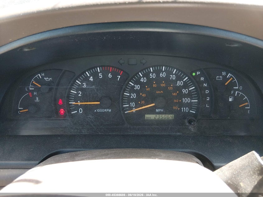 2000 Toyota Tundra VIN 5TBBT4413YS018388 IAAI salvage auction — FRONT END, Salvage (Colorado), sold $1,750 on 2026-07-11 (photo 7)