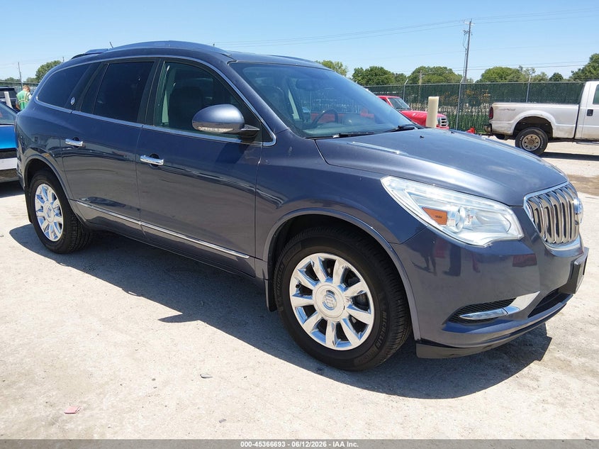 2014 Buick Enclave VIN 5GAKVBKD5EJ132051 IAAI salvage auction — STORM DAMAGE, Salvage (Kansas), sold $325 on 2026-07-24 (photo 1)