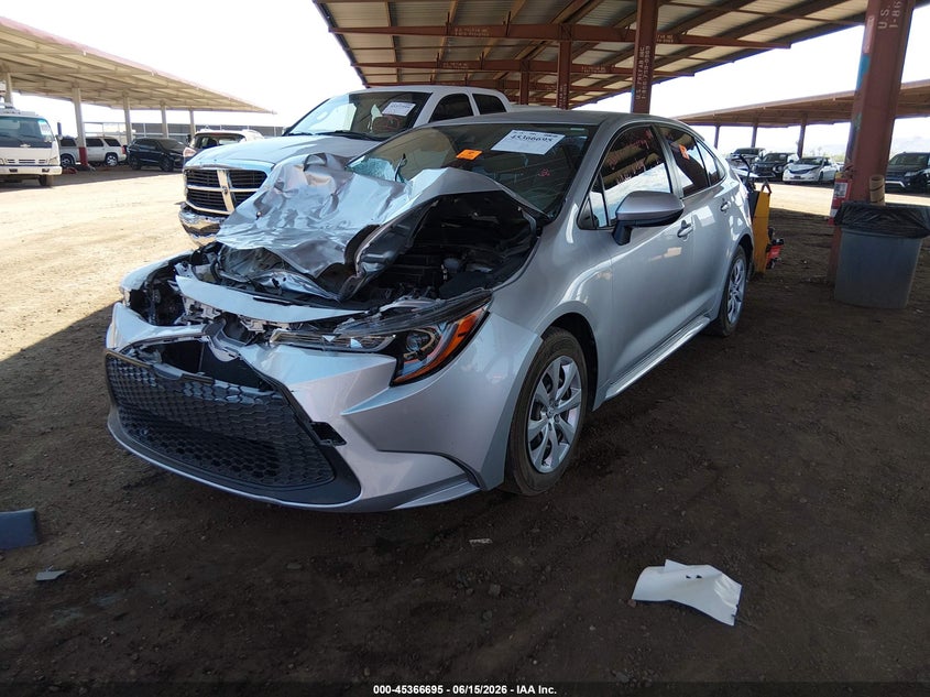 2020 Toyota Corolla VIN JTDEPRAE9LJ090070 IAAI salvage auction — FRONT END, Salvage (Arizona), sold $2,725 on 2026-07-21 (photo 2)