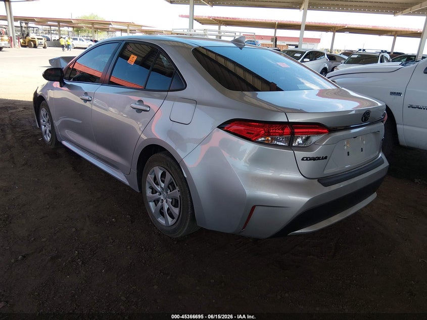 2020 Toyota Corolla VIN JTDEPRAE9LJ090070 IAAI salvage auction — FRONT END, Salvage (Arizona), sold $2,725 on 2026-07-21 (photo 3)