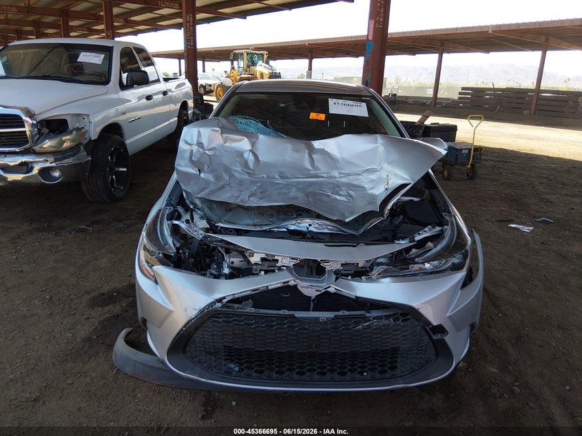 2020 Toyota Corolla VIN JTDEPRAE9LJ090070 IAAI salvage auction — FRONT END, Salvage (Arizona), sold $2,725 on 2026-07-21 (photo 6)