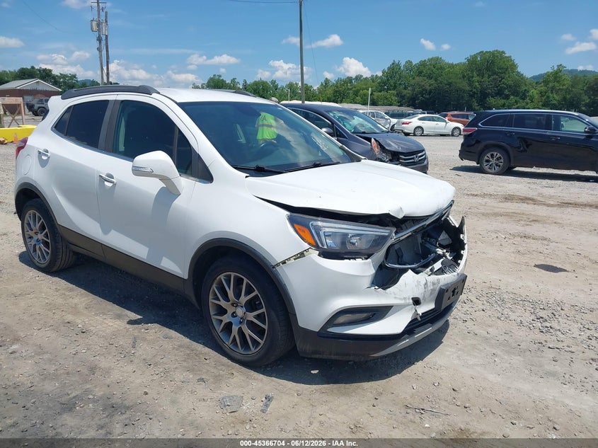2018 Buick Encore VIN KL4CJ1SBXJB591503 IAAI salvage auction — FRONT END, Salvage (North Carolina), sold $1,150 on 2026-07-31 (photo 1)