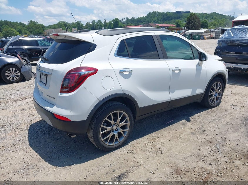 2018 Buick Encore VIN KL4CJ1SBXJB591503 IAAI salvage auction — FRONT END, Salvage (North Carolina), sold $1,150 on 2026-07-31 (photo 4)