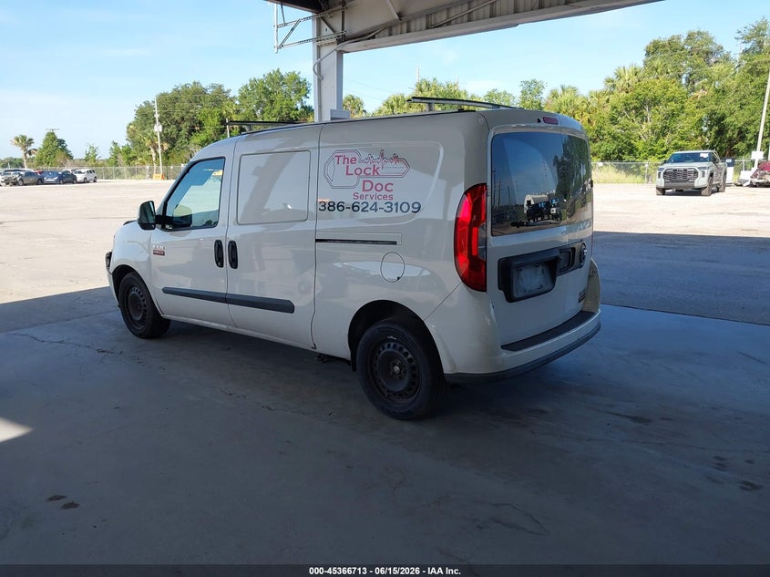 2016 Ram Promaster city VIN ZFBERFBTXG6C18742 IAAI salvage auction — FRONT END, Rebuildable (Florida), sold $650 on 2026-08-05 (photo 3)