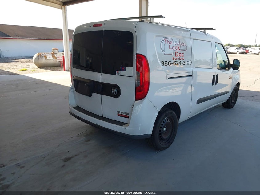 2016 Ram Promaster city VIN ZFBERFBTXG6C18742 IAAI salvage auction — FRONT END, Rebuildable (Florida), sold $650 on 2026-08-05 (photo 4)