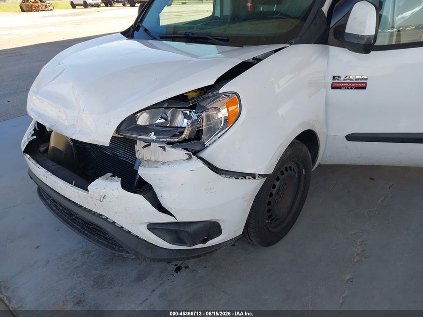 2016 Ram Promaster city VIN ZFBERFBTXG6C18742 IAAI salvage auction — FRONT END, Rebuildable (Florida), sold $650 on 2026-08-05 (photo 6)
