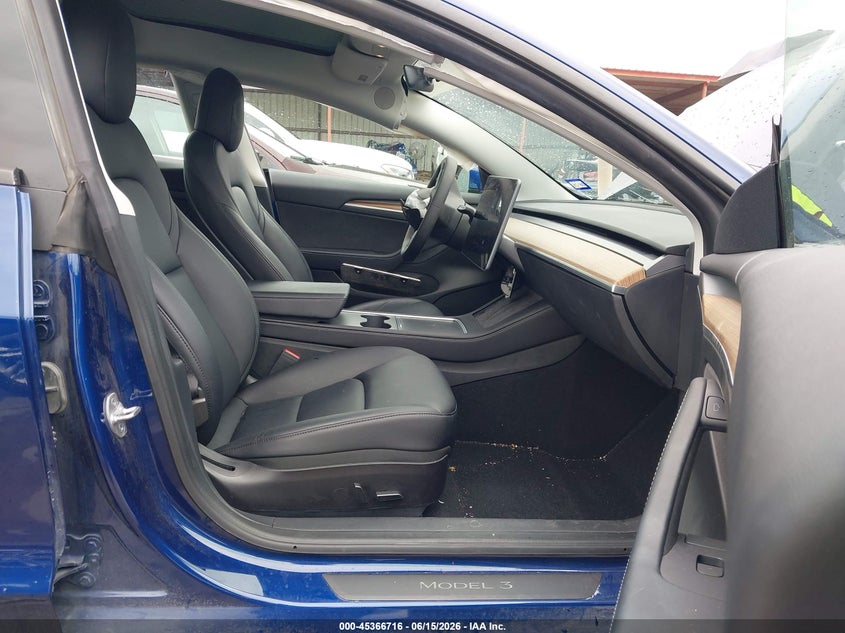 2022 Tesla Model 3 VIN 5YJ3E1EB0NF271518 IAAI salvage auction — FRONT END, Salvage (Texas), sold $5,700 on 2026-07-09 (photo 5)