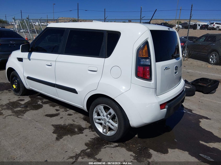 2010 Kia Soul VIN KNDJT2A28A7038317 IAAI salvage auction — NORMAL WEAR, Clear (New Mexico), sold $400 on 2026-07-29 (photo 3)