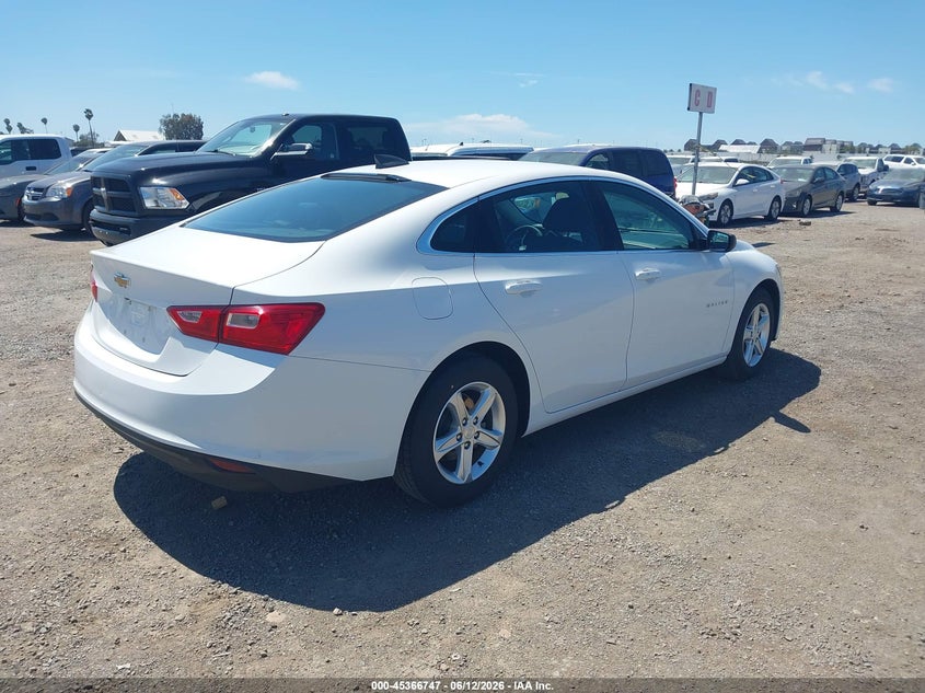 2020 Chevrolet Malibu VIN 1G1ZC5ST5LF134516 IAAI salvage auction — NORMAL WEAR, Sf97 (California), sold $10,100 on 2026-07-28 (photo 4)