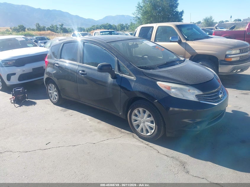 2014 Nissan Versa VIN 3N1CE2CP6EL352306 IAAI salvage auction — NORMAL WEAR, Clear (Utah), sold $325 on 2026-07-09 (photo 1)
