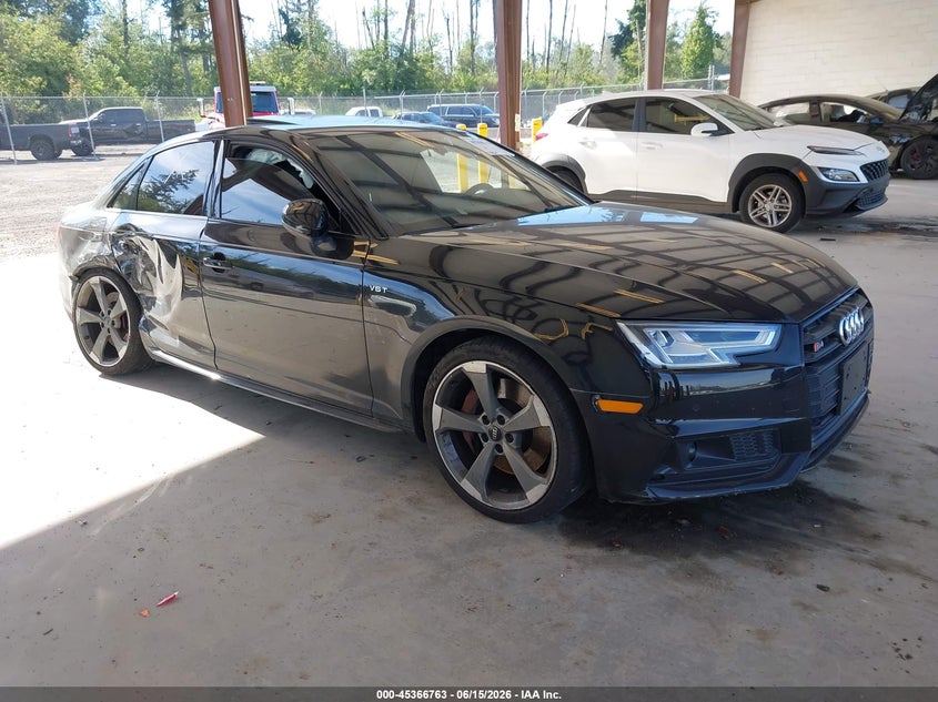 2018 Audi S4 VIN WAUC4AF42JA038114 IAAI salvage auction — SUSPENSION, Bill Of Sale (Washington), sold $7,125 on 2026-07-15 (photo 1)