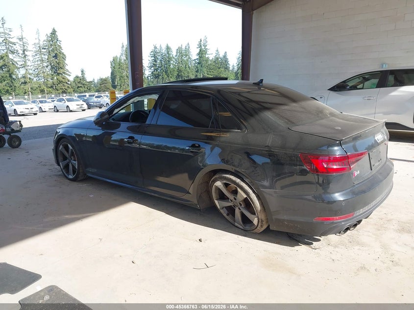 2018 Audi S4 VIN WAUC4AF42JA038114 IAAI salvage auction — SUSPENSION, Bill Of Sale (Washington), sold $7,125 on 2026-07-15 (photo 3)