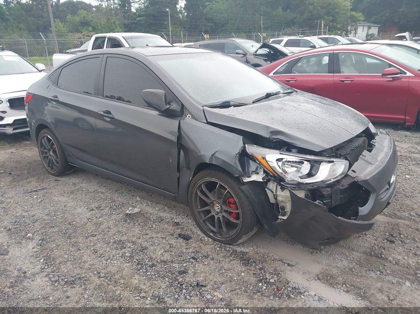 2012 Hyundai Accent VIN KMHCT4AE7CU088205 IAAI salvage auction — RIGHT FRONT, Salvage (South Carolina), sold $350 on 2026-07-21 (photo 1)